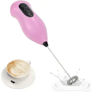 Electric Milk Foamer Coffee Maker Hand Mixer Cappuccino Ground Foam Blender  Egg Beater Type Convenient Small Power Milk Shake