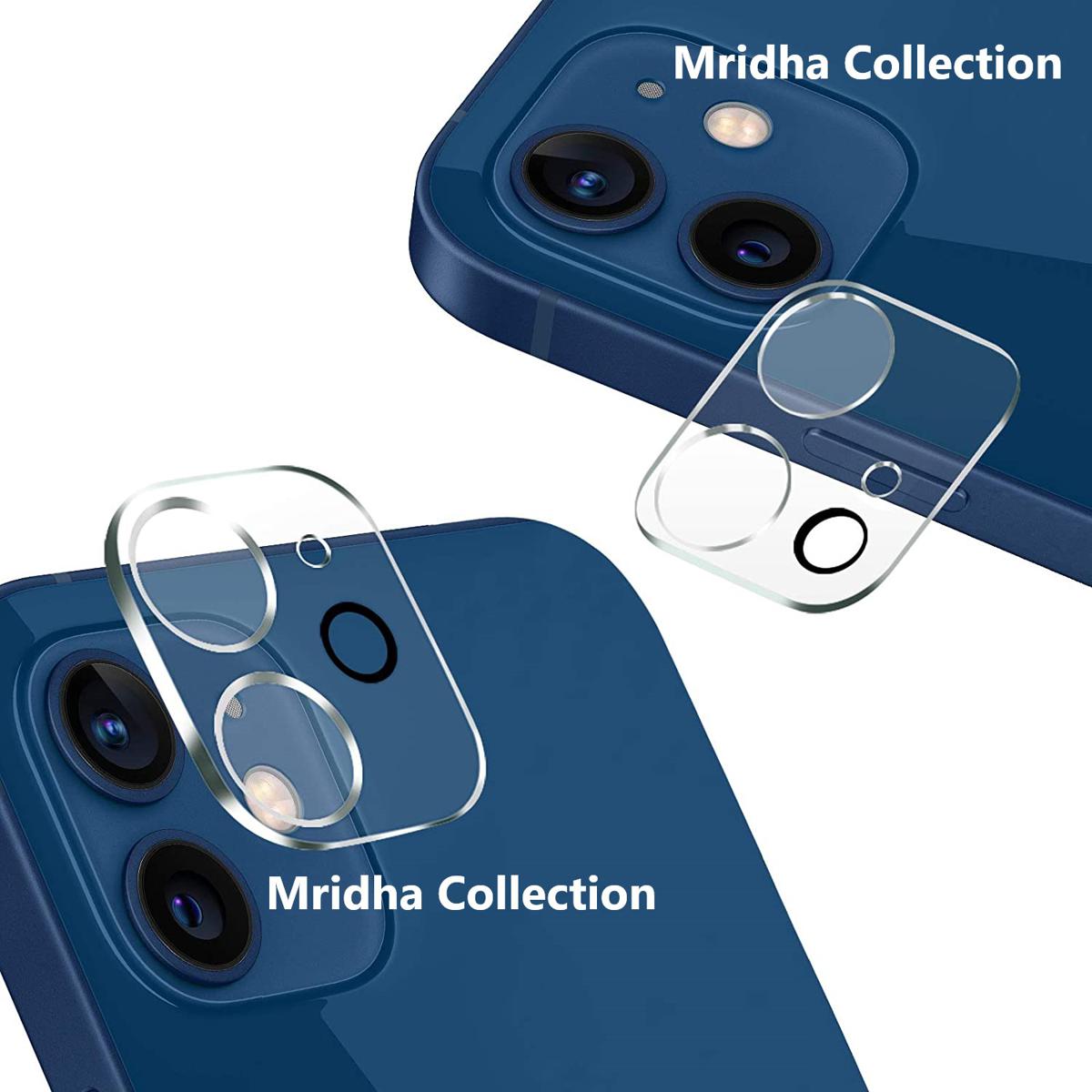 Apple iPhone 12 Mini Back Camera Lens Screen Protector Rear Camera Lens Screen Protector , Upgraded HD, Clear Scratch Resistant Tempered Glass