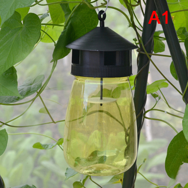 1 PCS Wasp Trap Fruit Fly Flies Insect Bug Hanging Honey-Trap Catcher Killer Layor. 