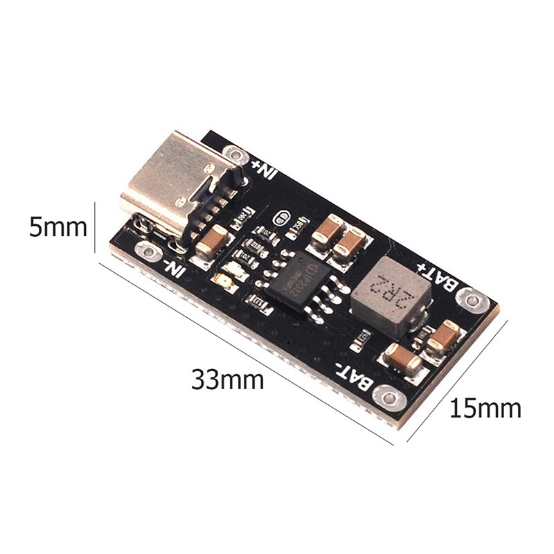 Lithium Battery 18650 Charging Module 3A Type C Fast Charging Board IP2312. 