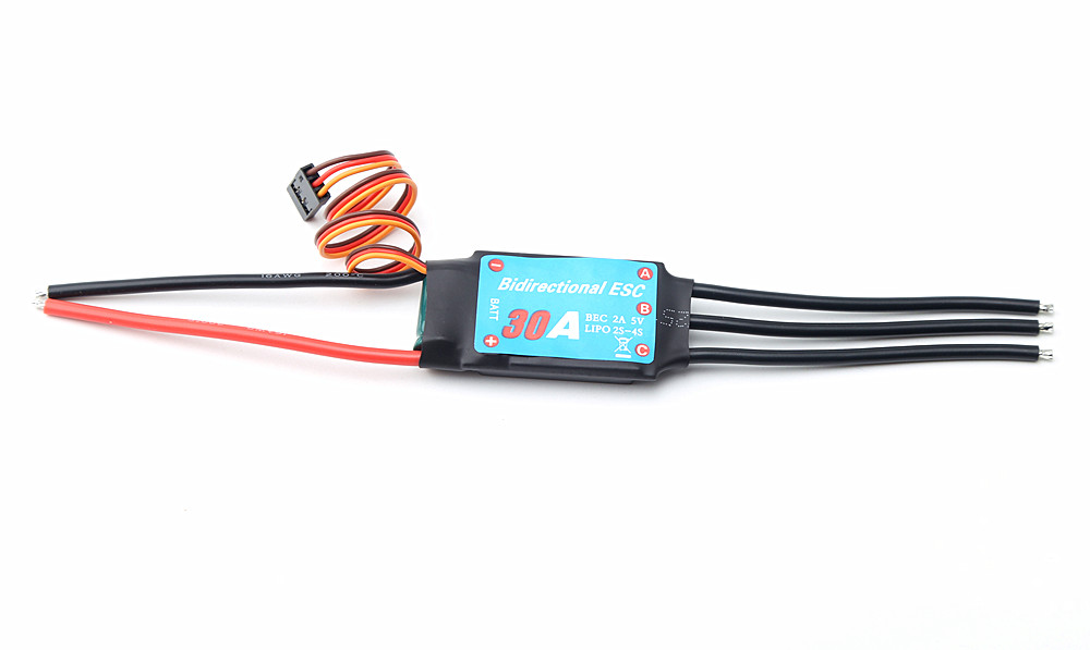 Bidirectional 20a/30a/40a/50a/60a Brushless Esc for Rc Car/boat/ Remote Control Ship Pneumatic Underwater Propelle - remote control car. 