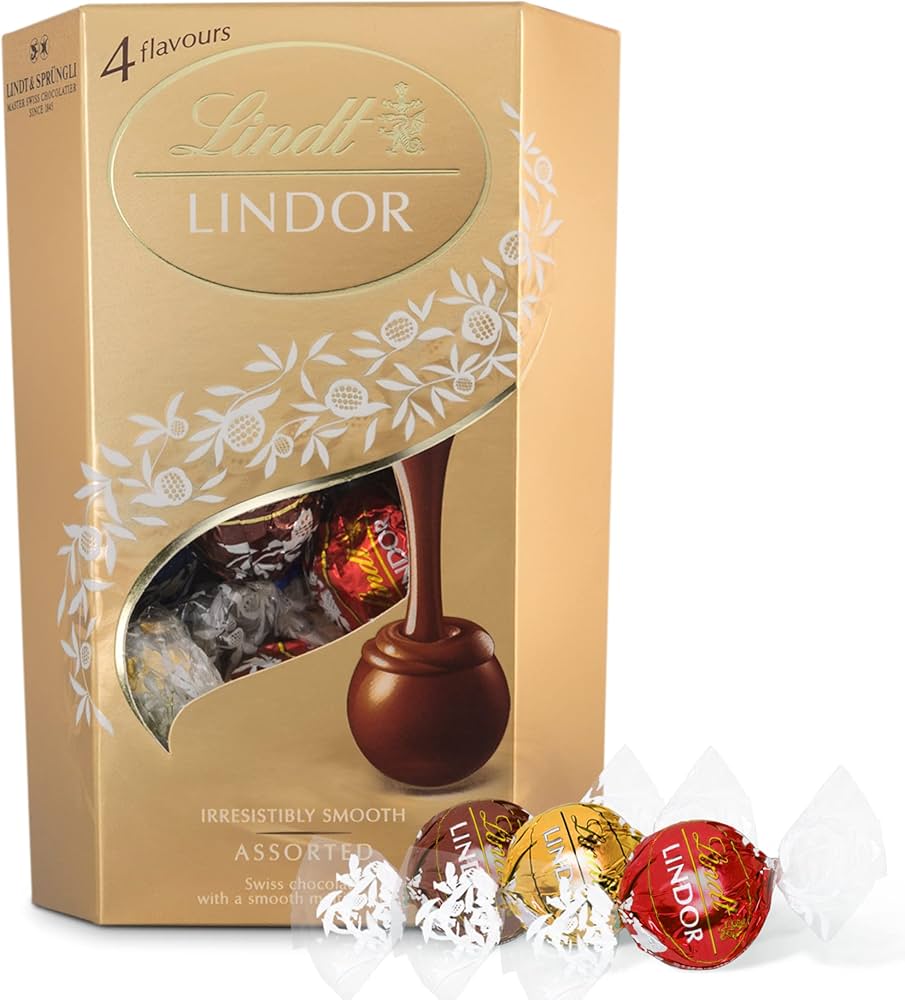 Lindt Lindor Assorted Chocolate Truffles Box 337g