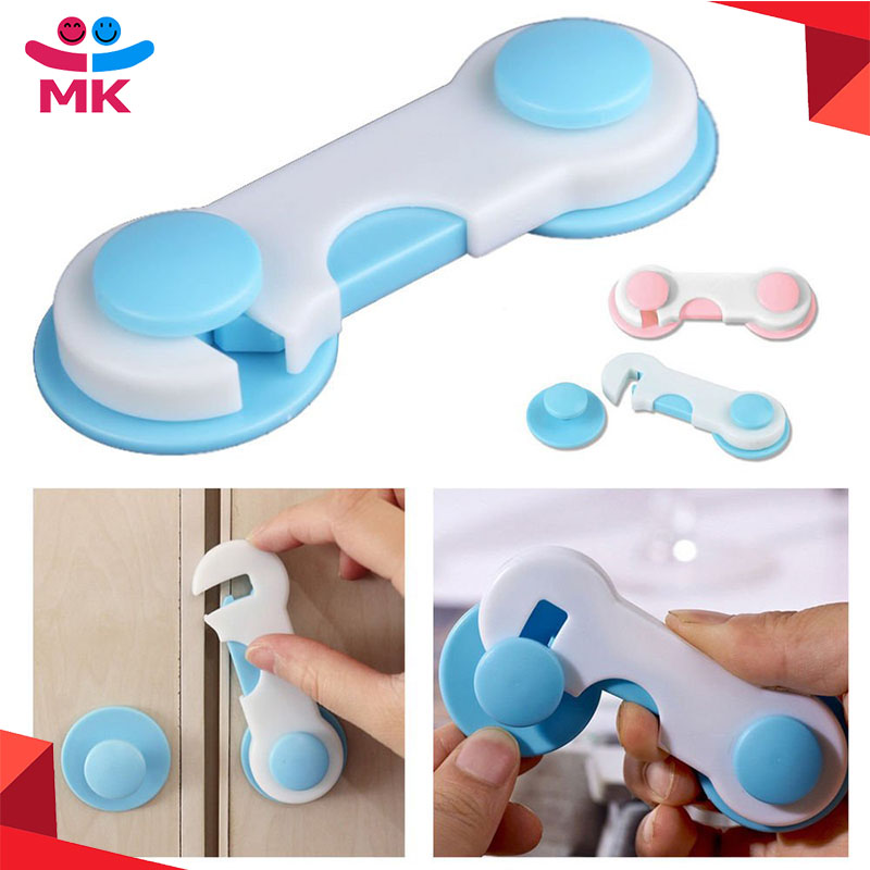 Creative Baby Kids Safety Lock Box Drawer Cupboard Cabinet Wardrobe Door Fridge Safety Lock Prevent Children From Opening Drawers Toddler Safety Protector