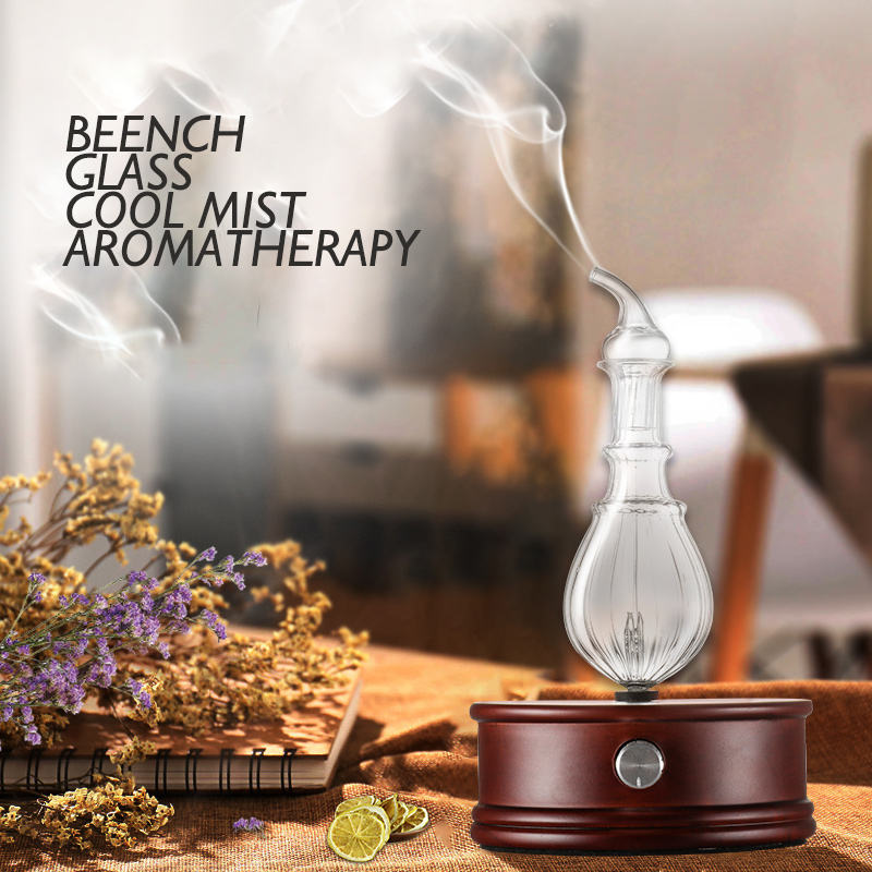 Portable Waterless Diffuser Aroma Care Without Water Nebulizer Essential Oil Diffuser Night Light Aroma Diffuser for Home. 