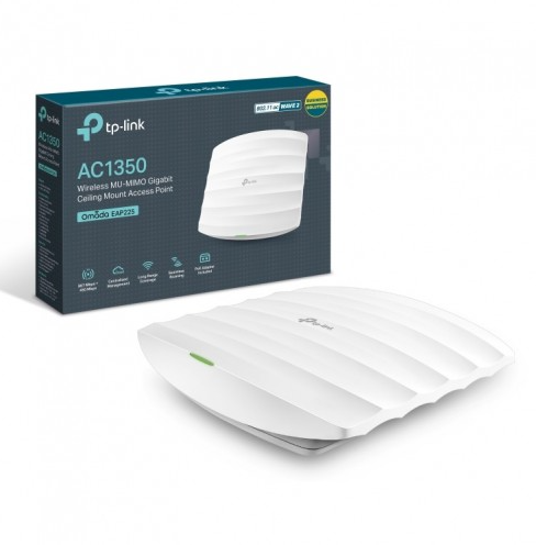 TP-Link EAP225 AC1350 MU-MIMO Gigabit Ceiling Mount Wireless Access Point
