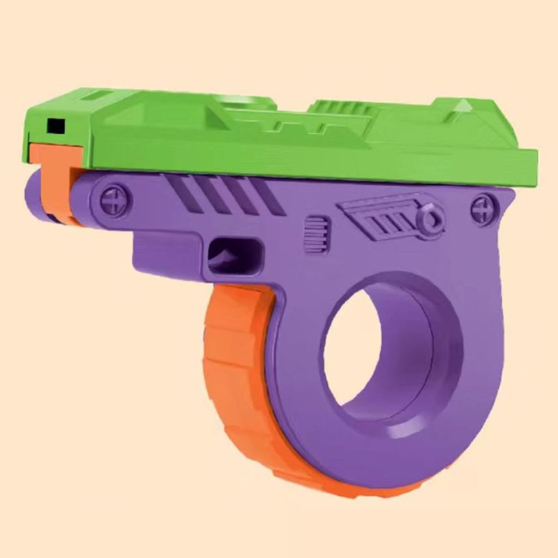3d Print Edc Pushing Card Slider Gun Fidget Spinner Multi Functional Ratchet Decompression Toy Portable Fingertip Gyro Gift Jessica. 