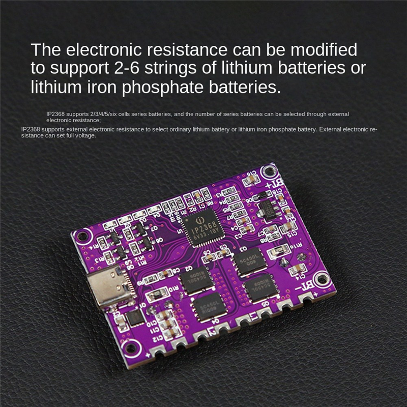 IP2368 Bidirectional PD 100W Fast Charging Module Type-C Interface 4S. 