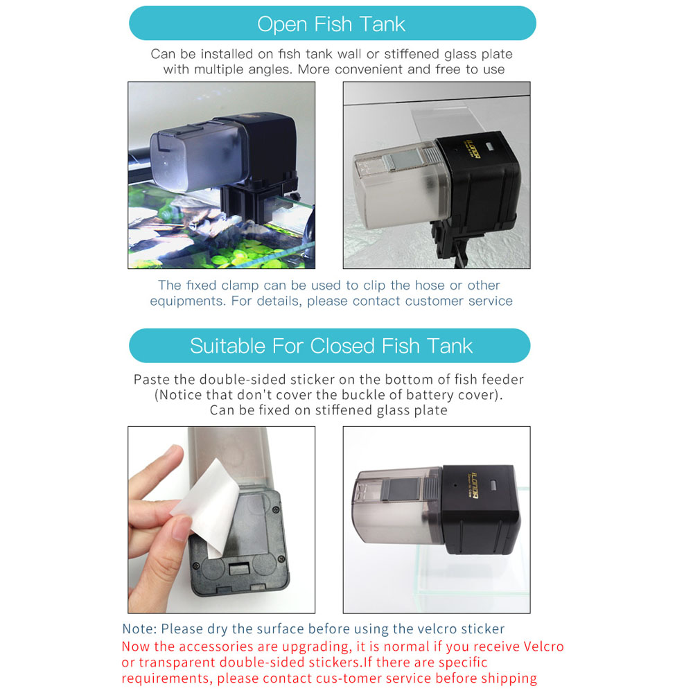 Ilonda Automatic Aquarium Fish Feeder Timing Wifi Wireless Smart Phone App Speaker Voice Remote Control Fish Feeding. 