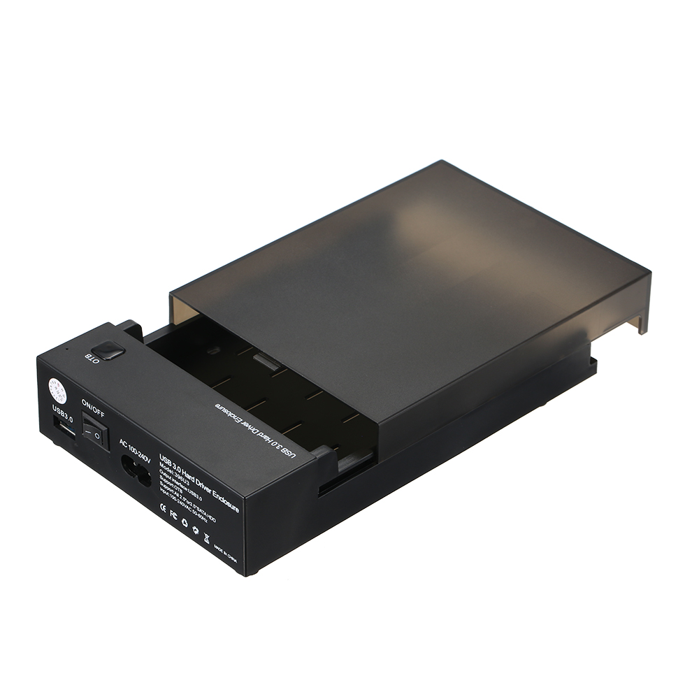 HXSJ USB 3.0 2.5 3.5 SATA HDD Enclosure Portable SSD HDD Case Support UASP OTB One Touch Backup. 