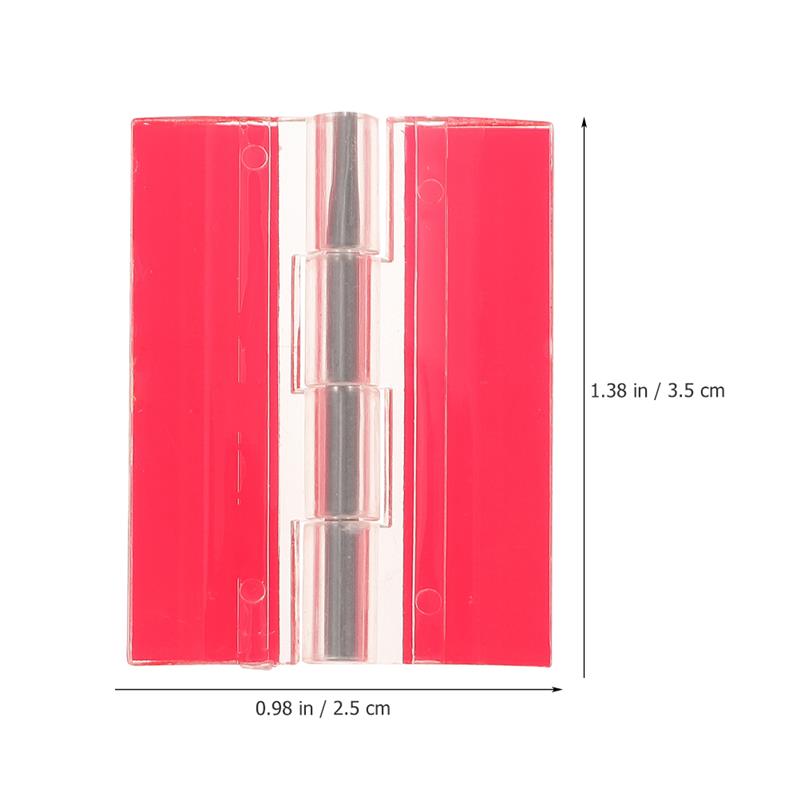 5 Pcs Self-Adhesive Hinge Cabinet Hinges Glass Double Sided Tape Table Door Acrylic Aquarium Lid Small Clear Acrylic Hinges. 