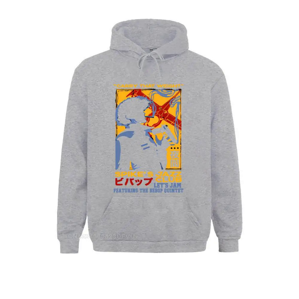 Funny Design Cowboy Bebop Hoodies Cotton Anime Manga Spike Spiegel Jazz Club Hoodie Mother's Day Graphic Oversized Hoodie Top. 