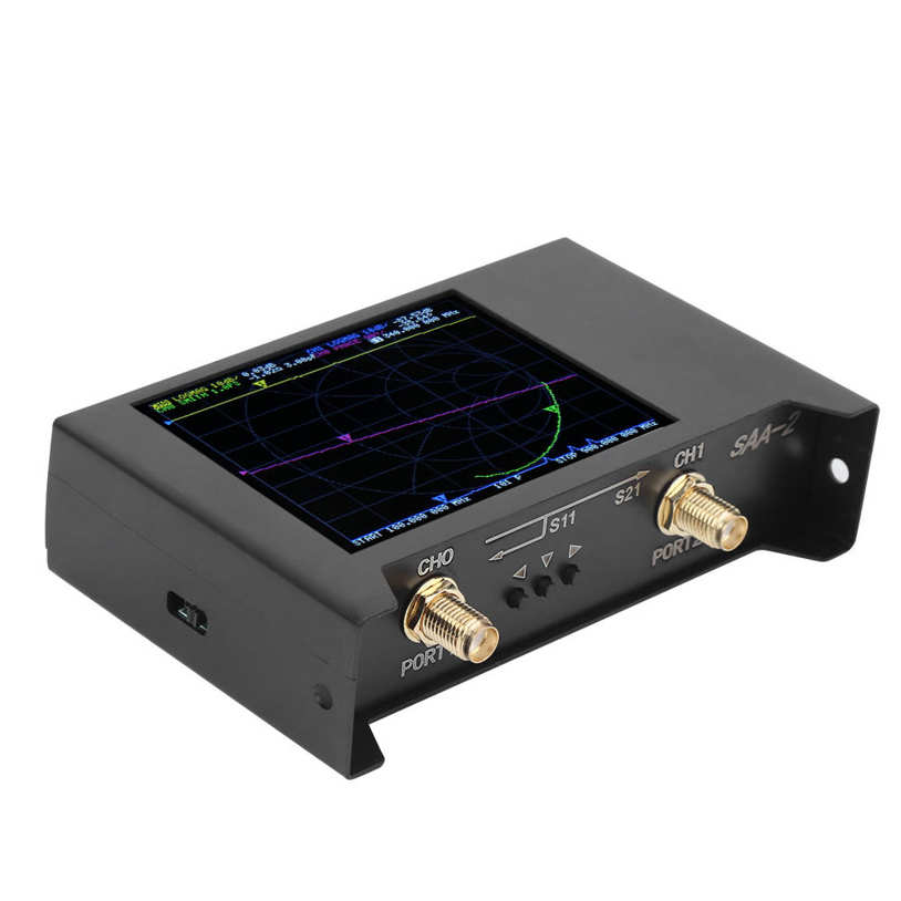 50KHz‑3GHZ Antenna Analyzer 2.8in Screen with Network Analysising Tool SAA2 NanoVNA V2. 