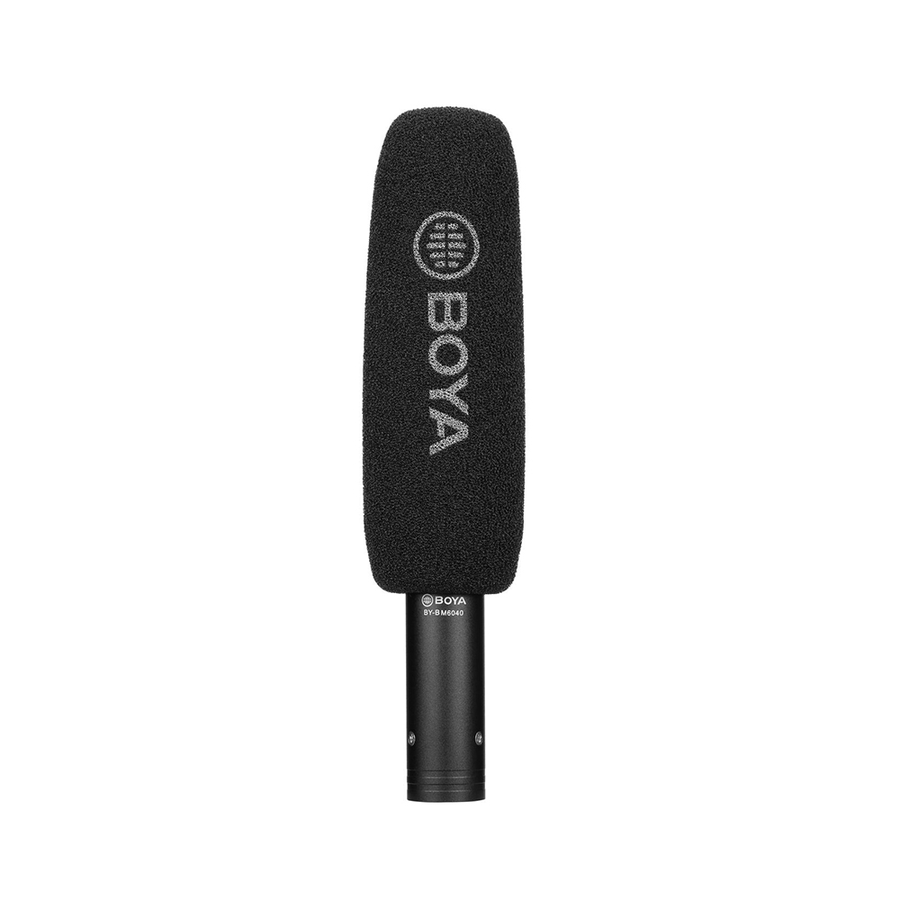 BOYA BY-BM6040 Professional Condenser Cardioid Mini Shotgun Microphone with 12-48 Phantom Power for Video Camera Recording Interview