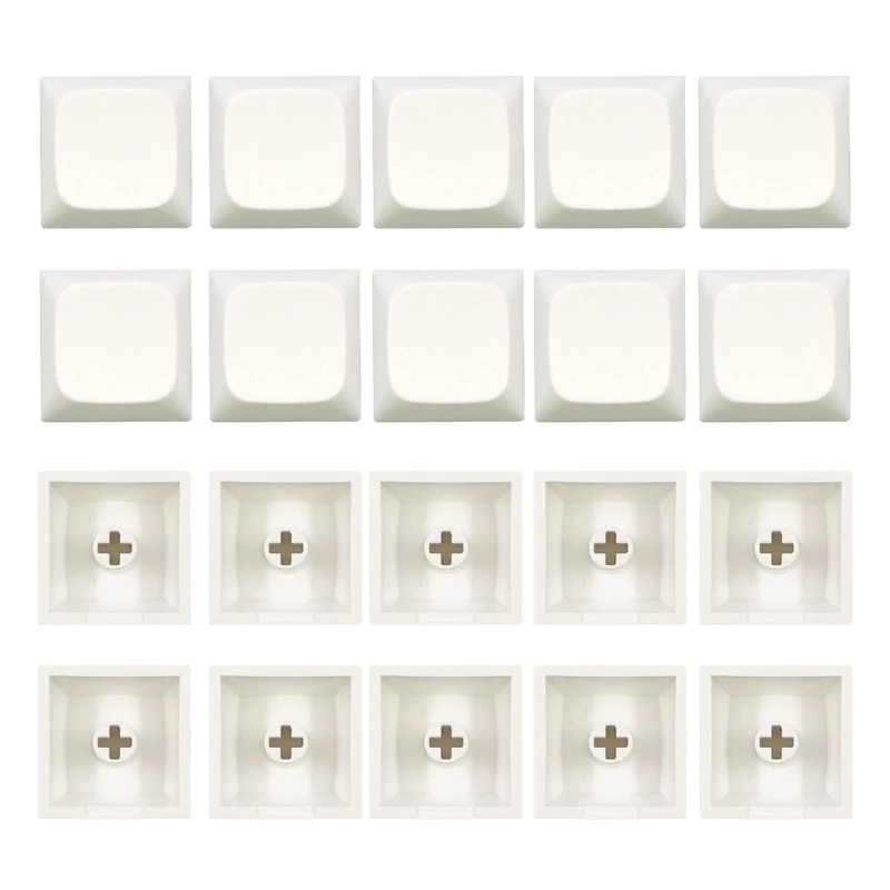 20 Pieces PBT Blank Keycap XDA 1U Gaming Keycap DIY Key Button Keycap. 