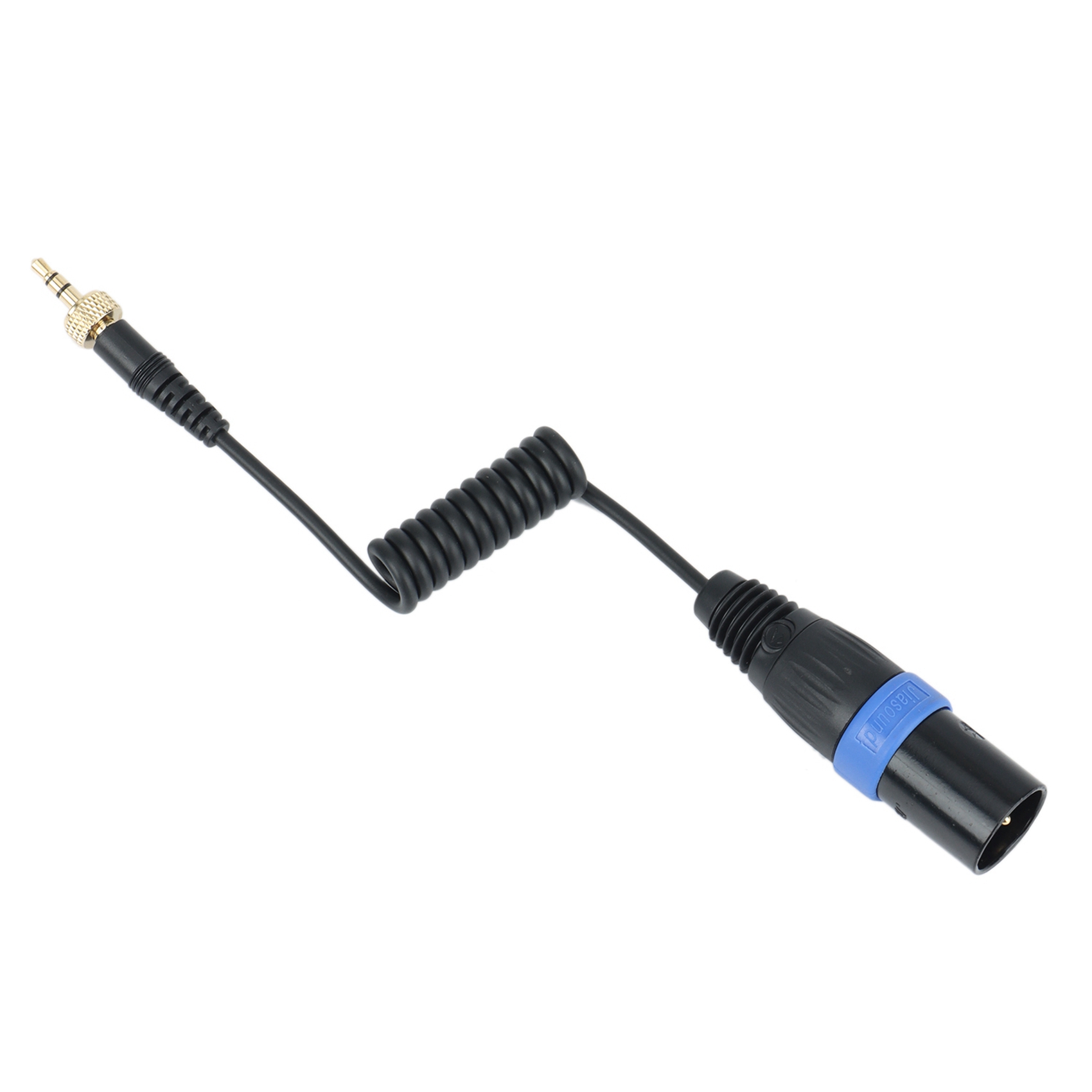 QUANBU 2X Saramonic Locking Type 3.5mm to 3.5mm TRS to XLR Male Microphone Output Universal Audio Cable for Wireless Receivers. 