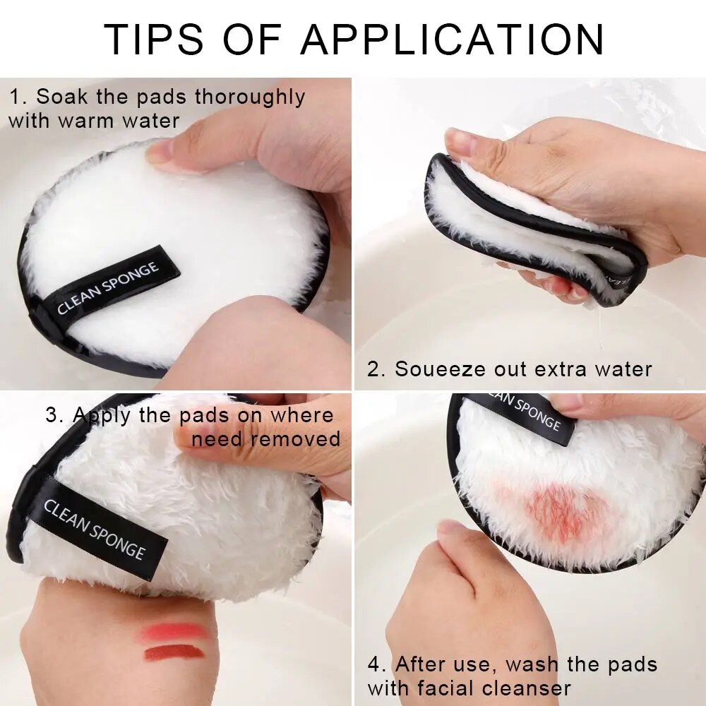 1/2pcs Reusable Makeup Remover Towel Washable Cotton Pads Forever Skin  Cleansing Reusable Make-up Disc Face Cosmetics Makeup - Makeup Remover -  AliExpress
