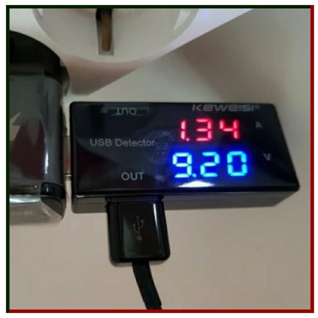 Dual USB Power Current Voltage Meter Tester Portable Mini Current and Voltmeter Detector Charger Doctor USB Doctor. 