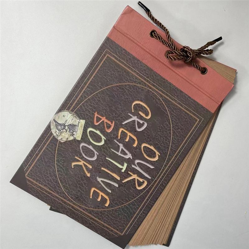 Words Cover Movie Up Travel Scrapbook - Ideal Photo Album for Weddings and Couples Travelling. 