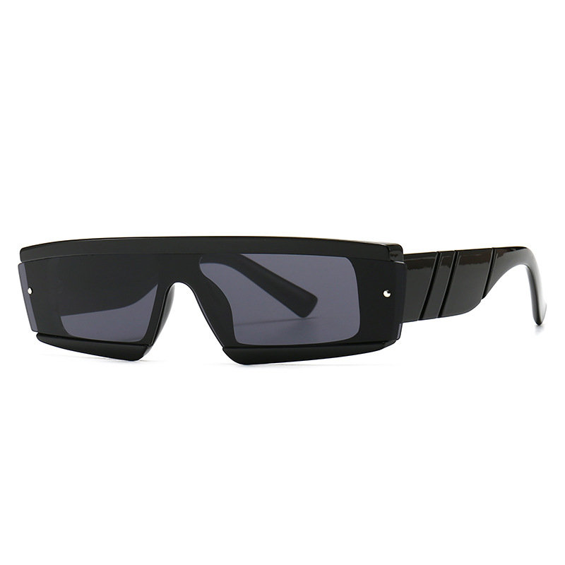 2020 Trendy Italy Design Retro Steampunk Square Futuristic Sunglasses Men. 