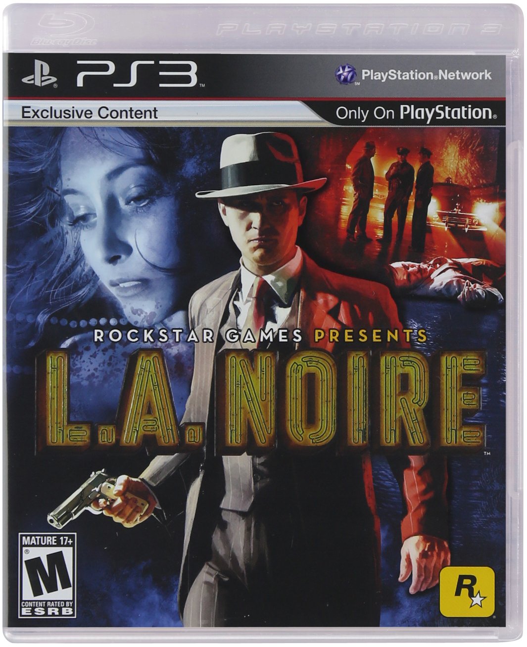 L.A. Noire PS3 For Playstation 3 Disk Version Video Game controller Gaming station Gamepad command Gameplay consoles super