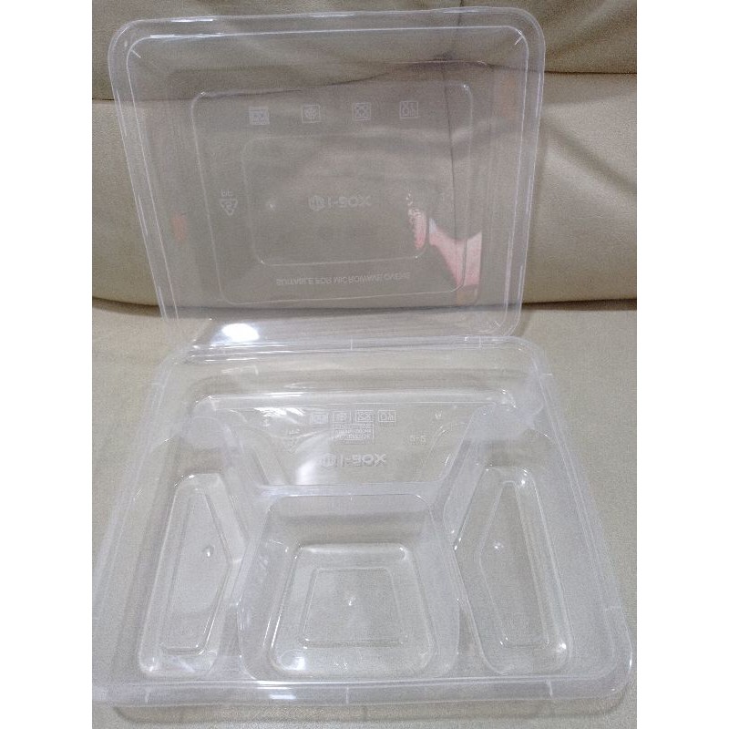 Disposable Bento Boxes 1 2 3 4 5 Compartments with Lid Packing Bento 1/ 2 / 3 / 4 / 5 Division. 