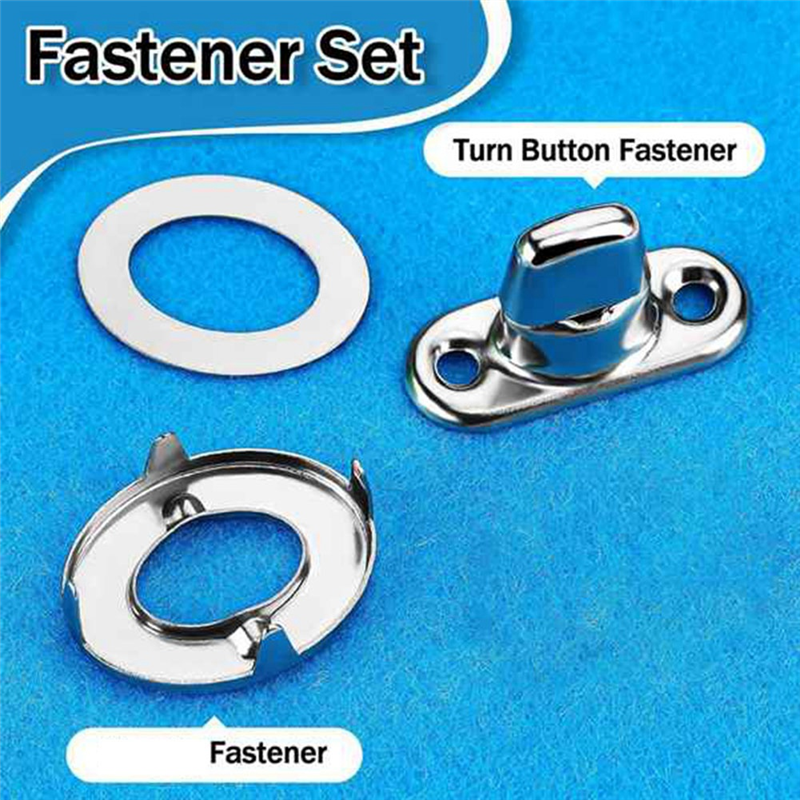 40 Sets Canvas Twist Lock Fasteners, Turn Button Fasteners. 
