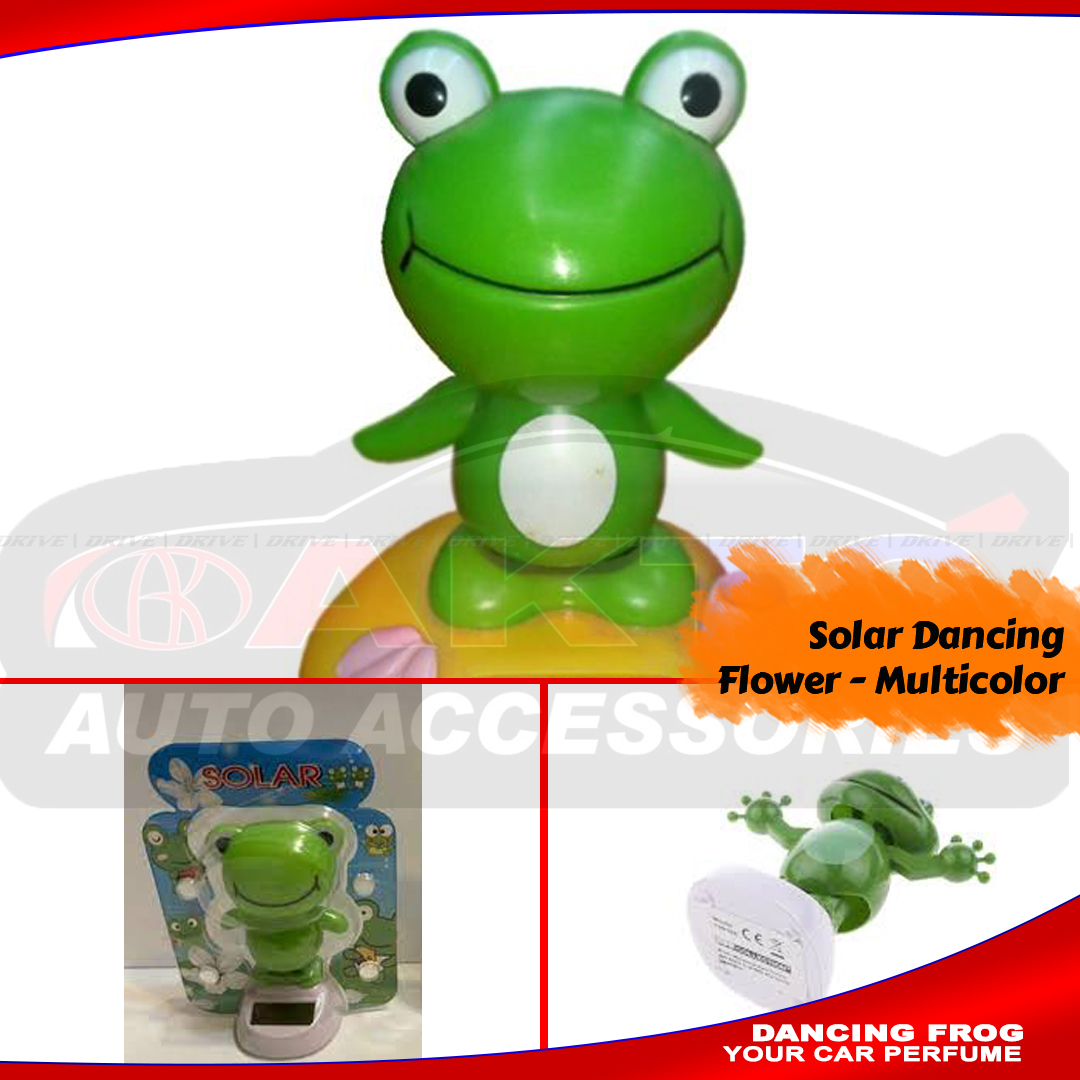 Solar Dancing Frog - Multicolor. 