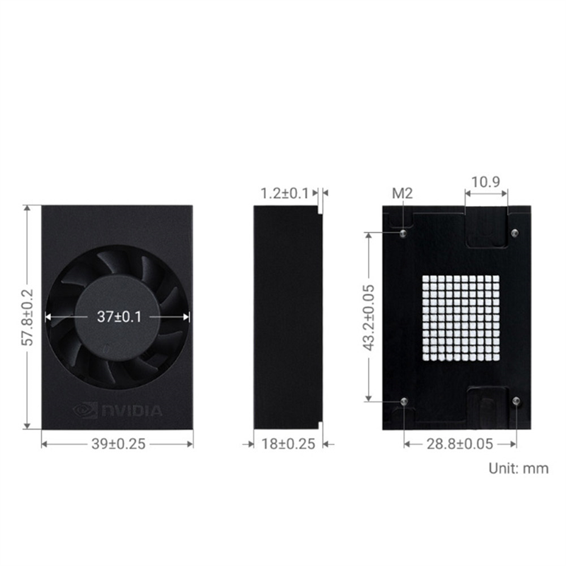 Cooling Fan Orin-FAN-PWM for Jetson Cooling Fan Compatible for Jetson Orin Nano / Jetson Orin NX. 