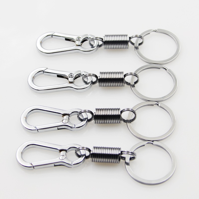 1pcs Spring Keychains- Climbing Hooks /Car Keychain /Classic Strong Keychain- Accessories Metal Key Chains. 