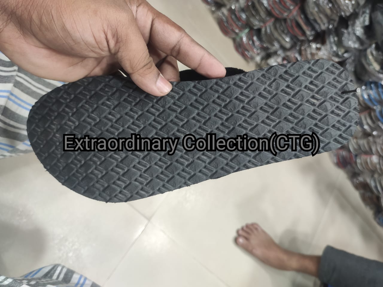 Stylish Velvet Sandal For Men - Slippers. 