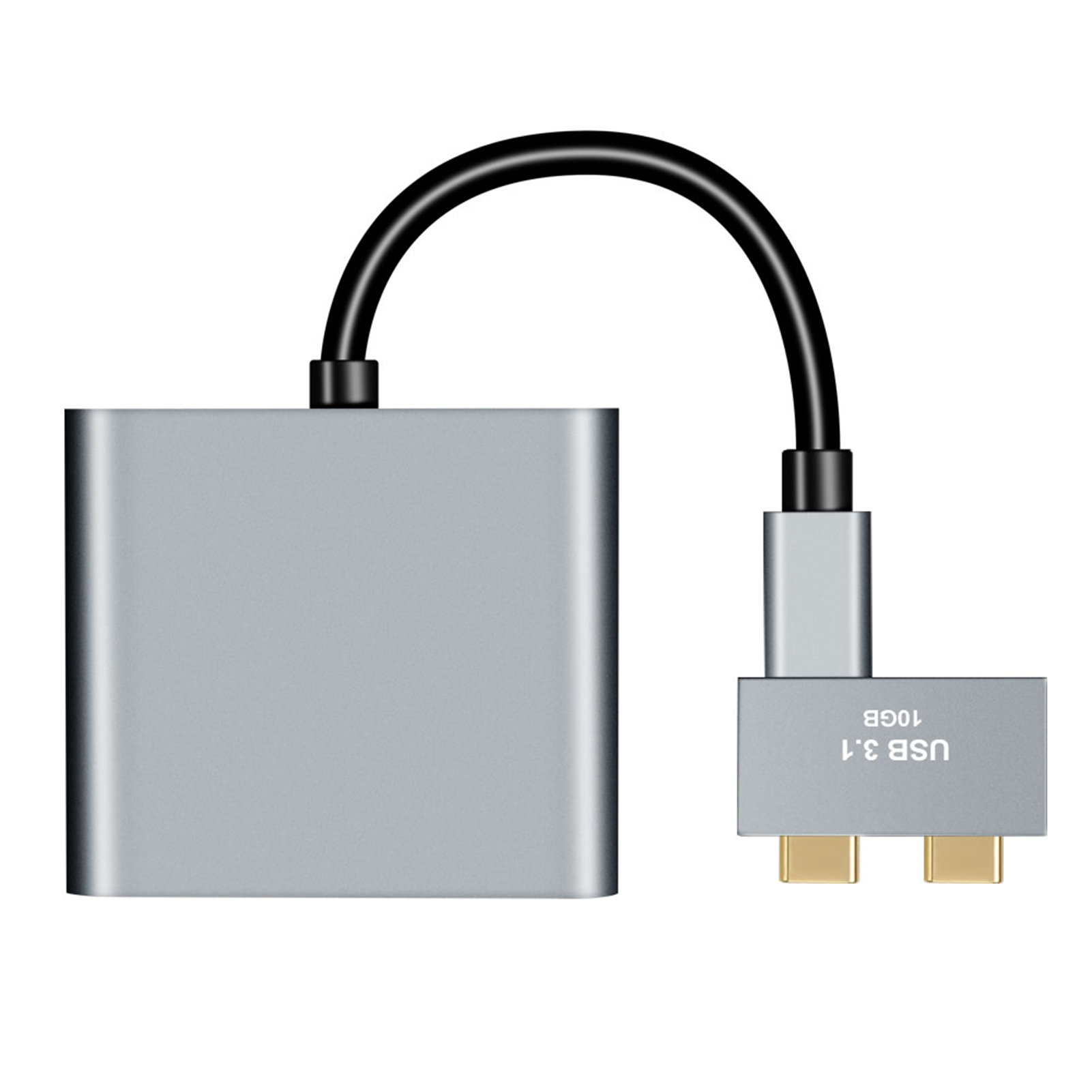 Hub Docking Station Porle 5 in 1 Dual Type-C to Dual HDMI-Compatible Hub Docking Station. 