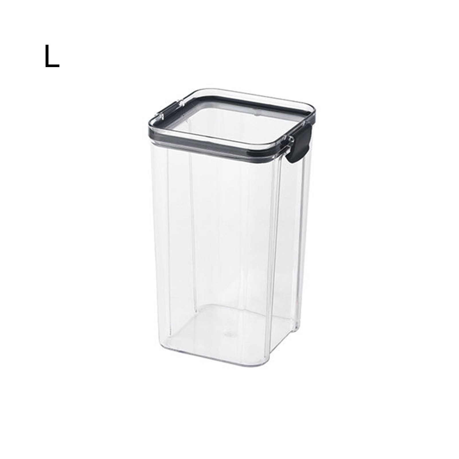 Moisture-proof Stackable Transparent Sealed Food Storage Jar Container with Lid. 