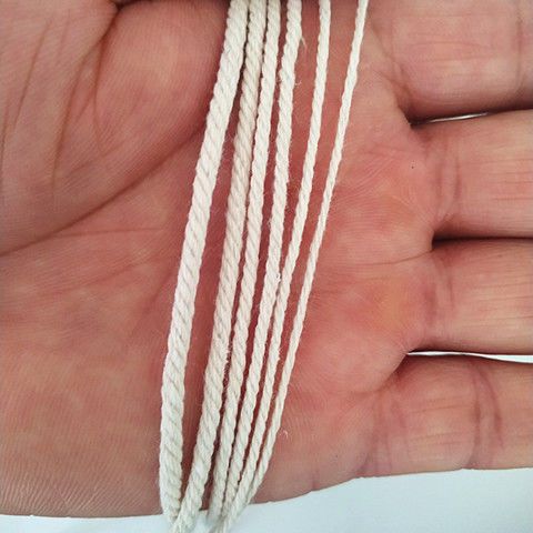 Cotton String Thick/Thin Rope Pure Cotton Rope Bundle Zongzi TapestrydiyHand-Woven Decorative Rope. 