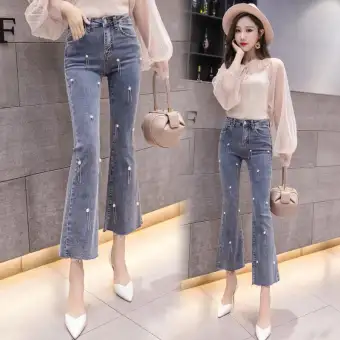 korean denim pants
