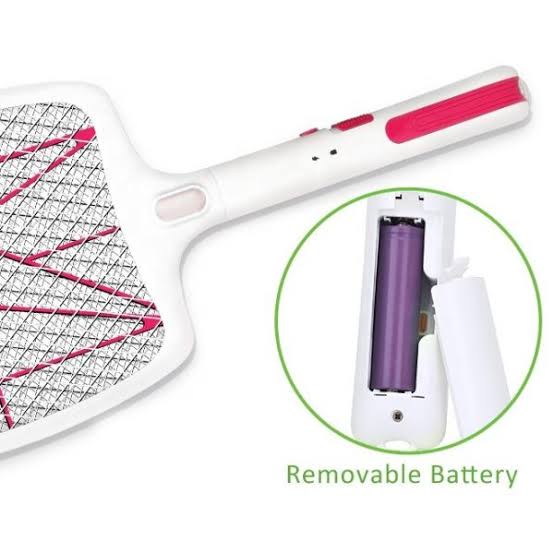 Mosquito Killer Electric Bat with Torch +  Heavy Batter 3.7V Easy  Change battery  SM-3821 With type C port. 