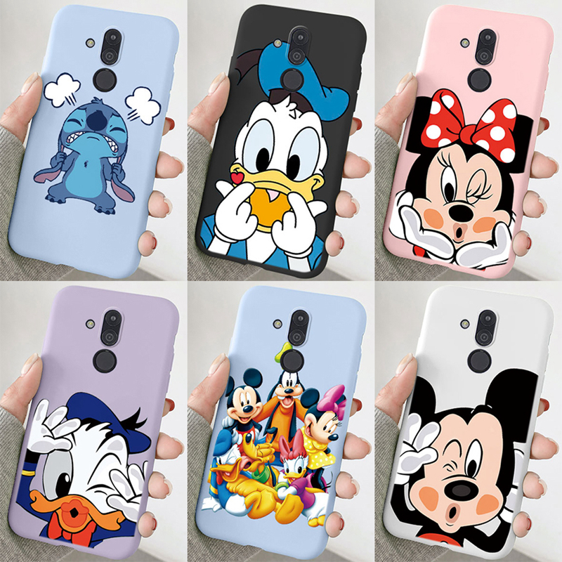 for Huawei Mate 20 Lite Phone Case Mickey Minnie Mouse Daisy Donald Duck Stitch Cute Funny Cartoon Silicone Soft TPU Back Cover