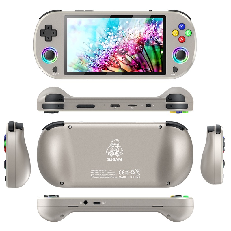 M22 Pro Retro Handheld Game Console 5.0″ HD 1920*1080 IPS Display Support -Option -M22pro-64G-Option -M22pro-64G. 