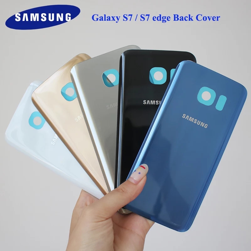 Samsung Galaxy S7/S7 Edge Battery Back Cover Glass Door Housing Replacement Repair Parts S7 G930F, S7 edge G935F - à¦®à§‹à¦¬à¦¾à¦‡à¦² à¦«à§‹à¦¨ - Phone - Phone Back Cover. 