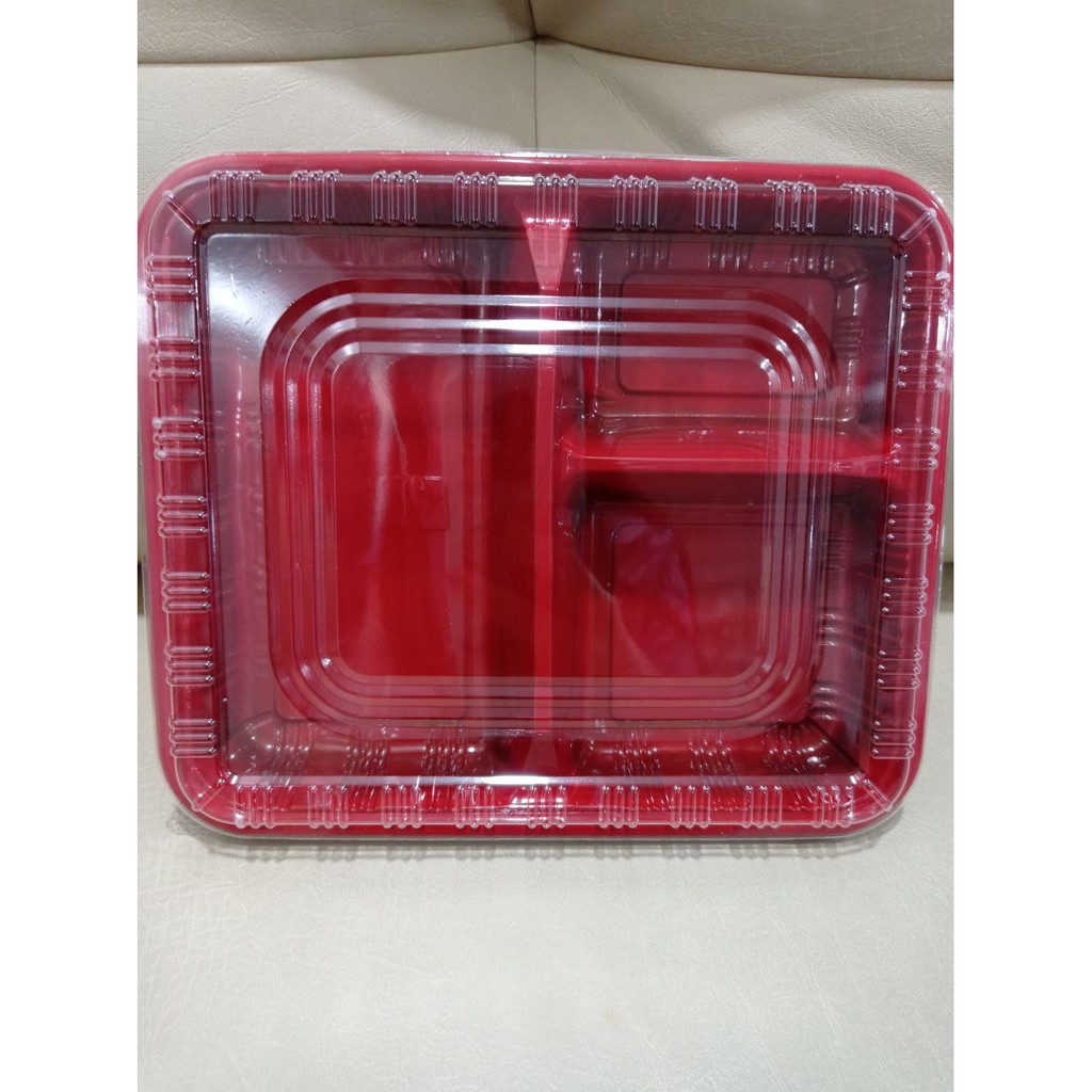 Disposable Bento Boxes 1 2 3 4 5 Compartments with Lid Packing Bento 1/ 2 / 3 / 4 / 5 Division. 