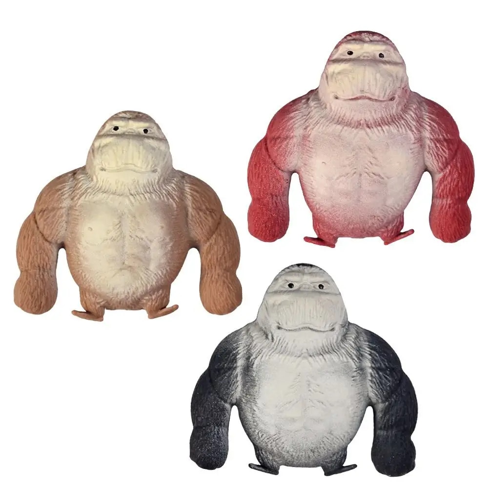 9cm Elastic Monkey Toy Creative Stress Relief Toys Lala Happy Decompression Squishy Elastic Monkey Doll. 