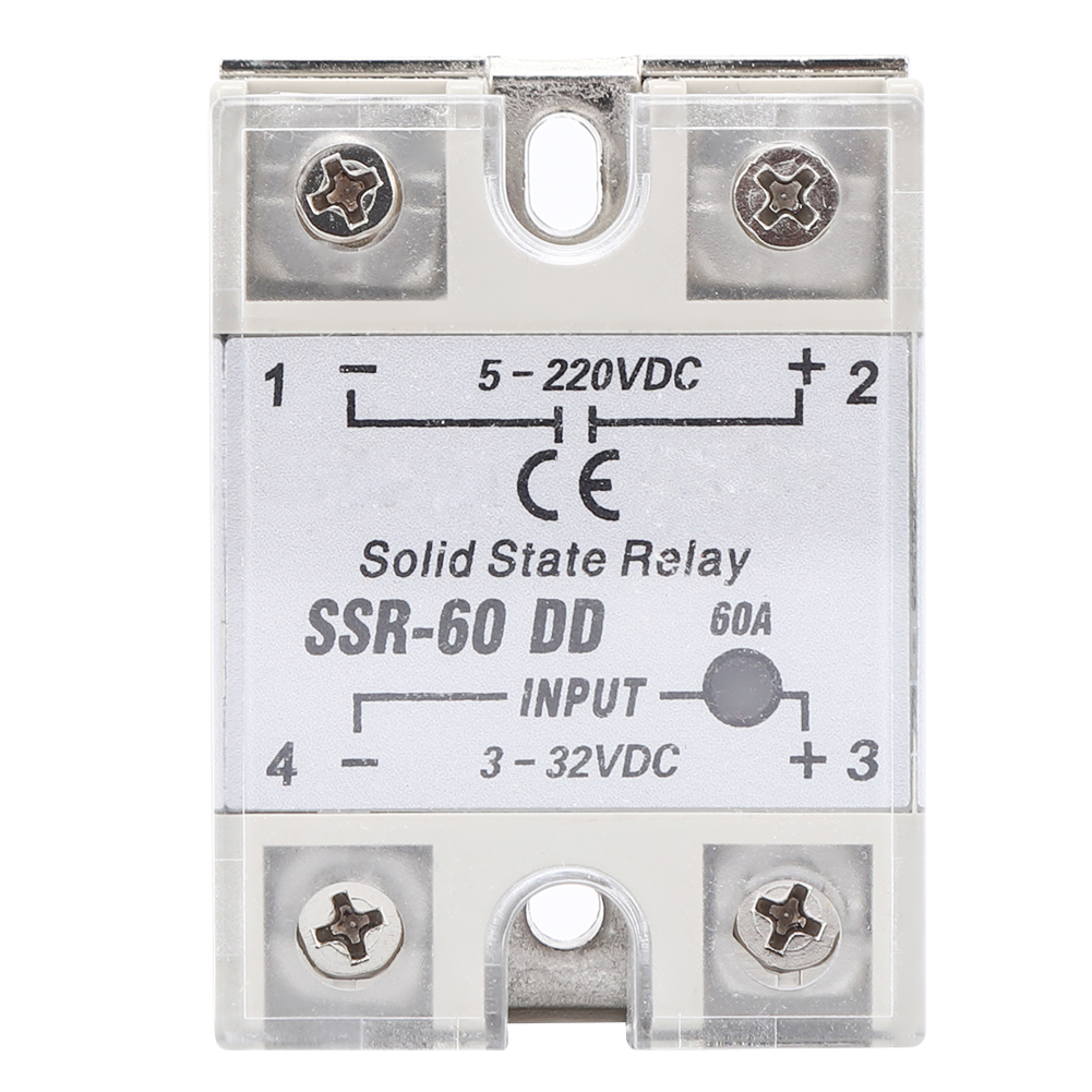 DC-DC Solid State Relay Fast heat dissipation Load Current 60A Installation Bolted for Signal light Industrial field. 