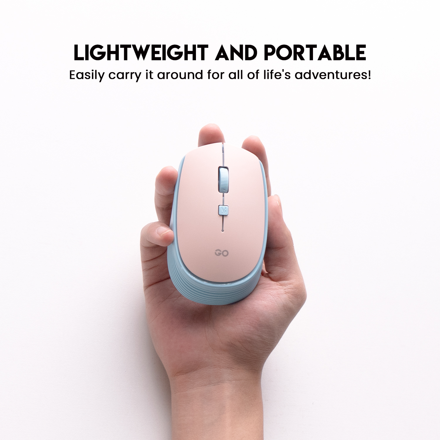 FANTECH GO W607 Wireless Mouse With 2.4GHz Wireless Connection Symmetrical Grip Adjustable DPI 1600 For Gaming Gammer Office Home AA Battery Included. 