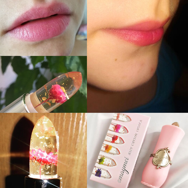 Emaymei Jelly Crystal Lipstick – Temperature Color Changing Transparent Long-Lasting Lip Gloss - Image 3