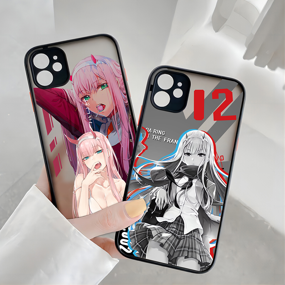 Zero Two Darling in the FranXX Anime New Phone Case For iPhone 1relax5 14 13 12 11 Mini Pro Max X XR XSMax 7 8 Plus Matte Clear Cover. 