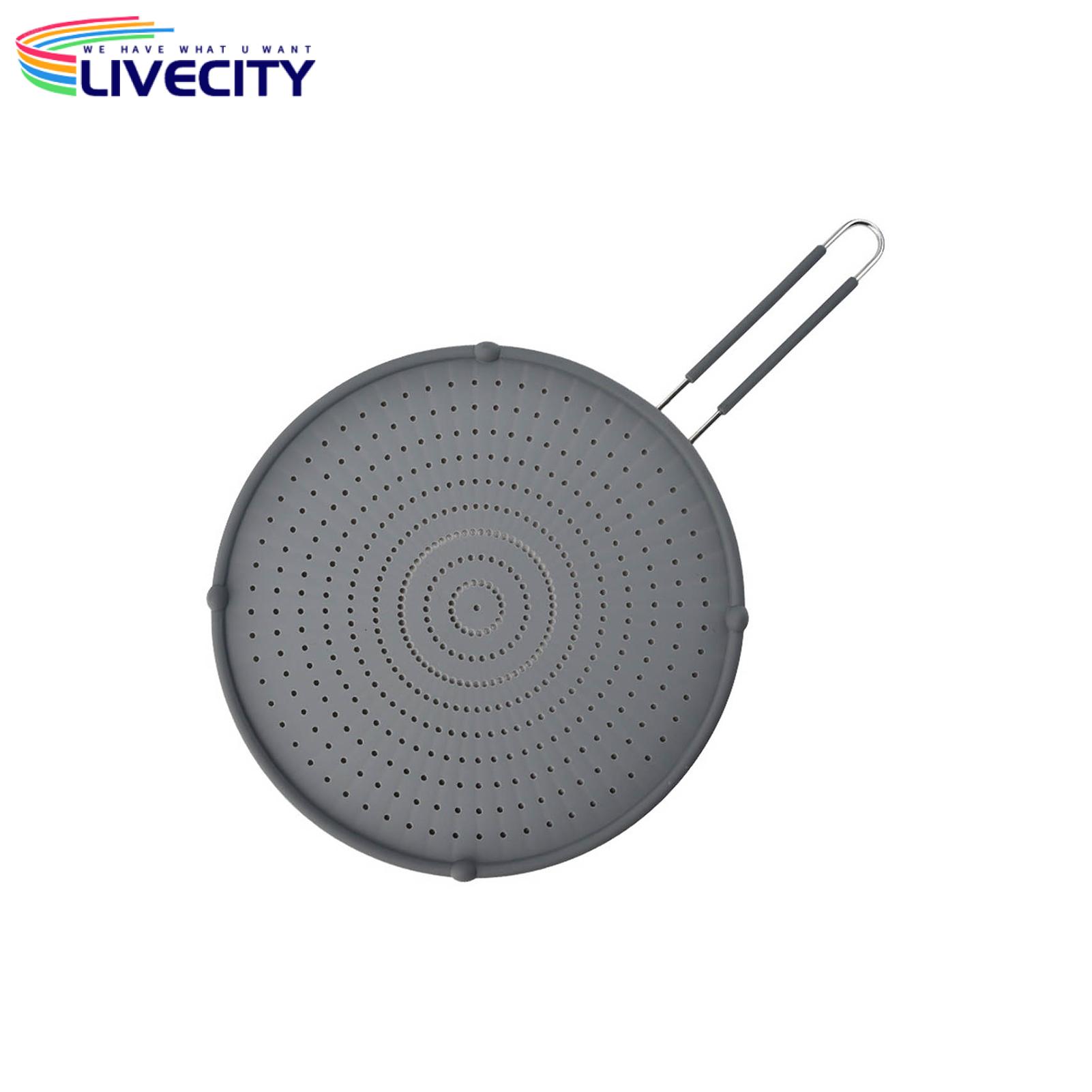 Grease Screen for Frying Premium Stainless Steel Splatter Guard for Frying Pan Heat-resistant Non-stick Oil-splashing Prevention Favorite Heat-resistant Grease Screen