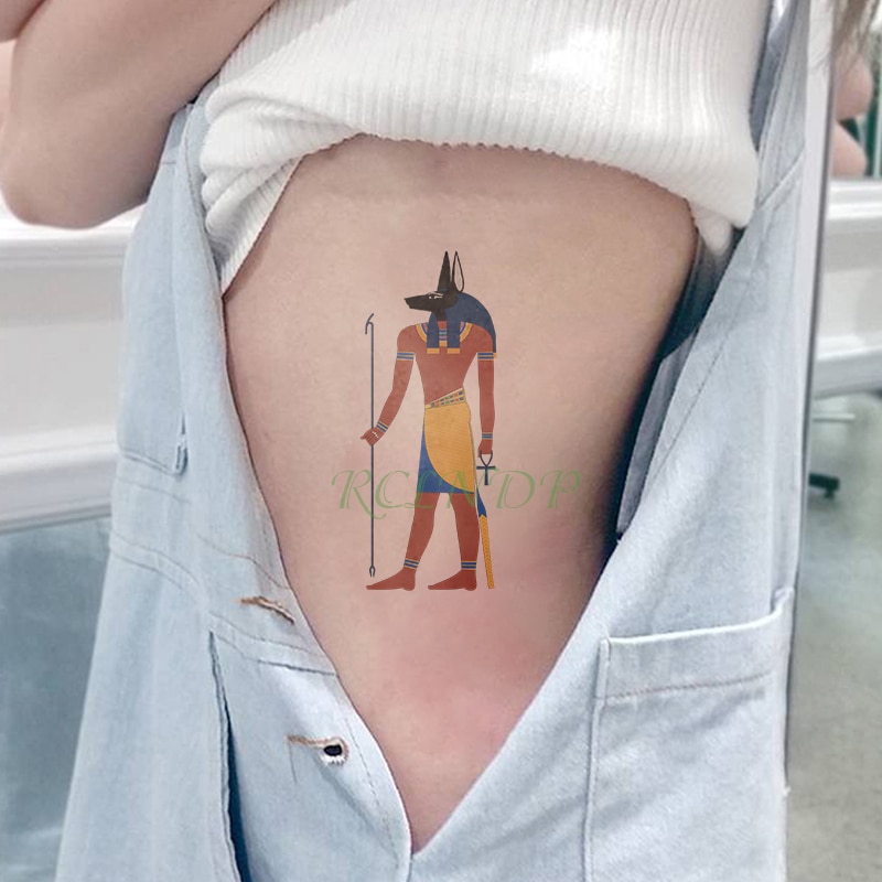 Waterproof Temporary Tattoo Sticker Apollo sun totem God's eye of Horus Wedjat Ancient Egypt tatto flash tatoo for men
