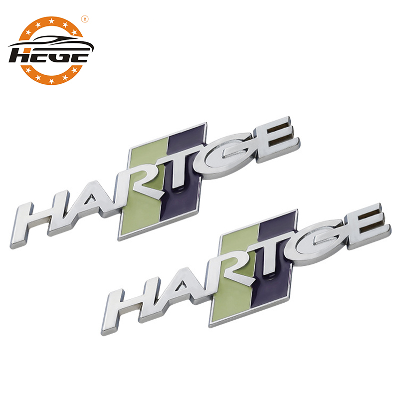 【DATA FROG Global MALL】Car metal sticker for BMW HARTGE Logo 3 5 7 Series X1 X3 X5 X6 E46 E60 F10 F30 F11 Trunk Emblems Badge Modified stickers. 