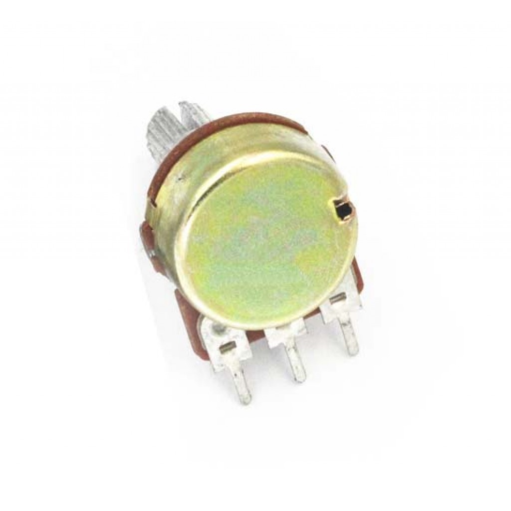 2Pcs- 3 Pin 5K Potentiometer Panel Mount 5K Ohm 1/2 Watt 3 Terminal Leads Single Gang Linear Taper Rotary Potentiometer 5K Ohm Adjustable Variable Resistor Volume Pot. 