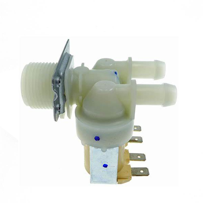 Washing Machine Solenoid Valve. Washing Machine Water Inlet Replace.Double Valve.Replacement washing machine  inlet valve.Washer Inlet Valve Replace. 220V. 