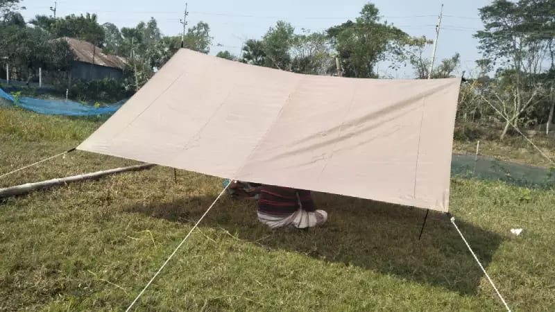 Waterproof Canopy Rain Shelter Sunshade Hammock Tent Cover for Outdoor camping 9.5x9ft. 
